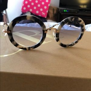 Miu Miu round sunglasses